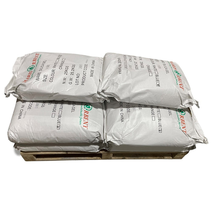 Marisorbent blue indicating silica gel in bulk (25 kg woven bag)